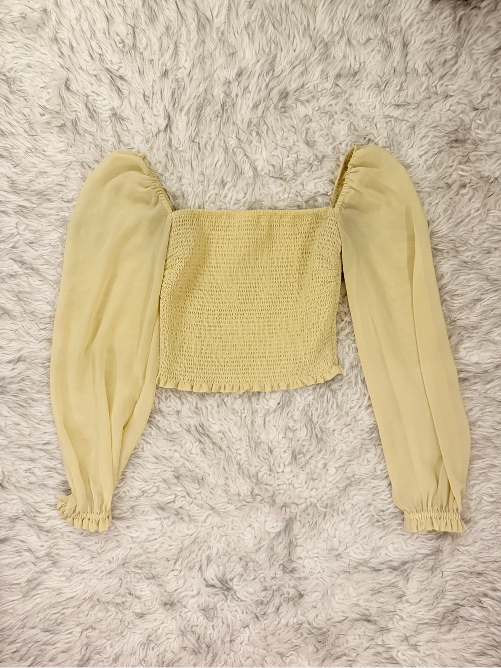 Wilfred ‘Saga’ Blouse - Tapioca Yellow